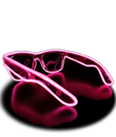 glow glasses & clothing